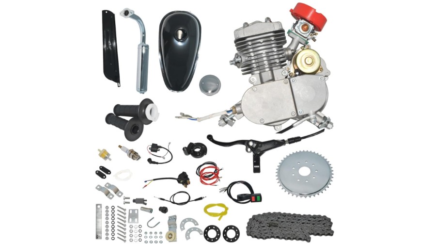 Ireliajob 80cc Bicycle Engine Conversion Kit 2 Stroke