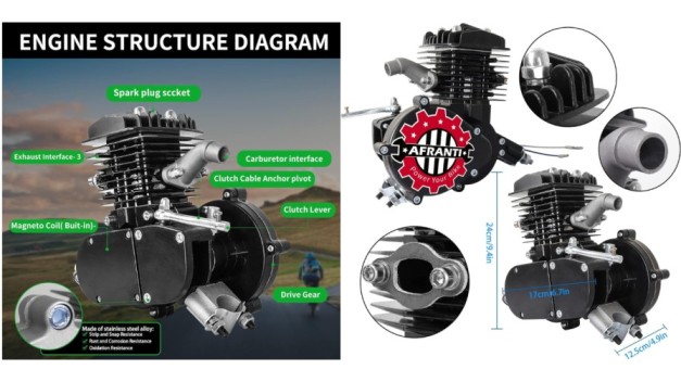 80cc 2-Stroke Bicycle Engine Kit