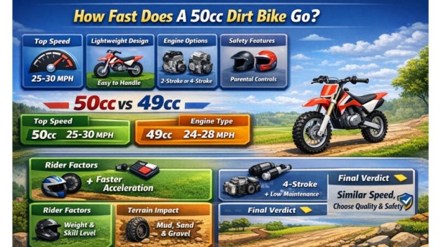 How Fast Does A 50cc Dirt Bike Go