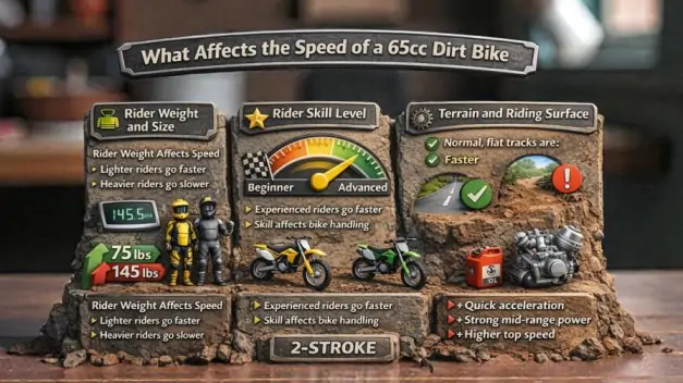 What Affects the Speed of a 65cc Dirt Bike