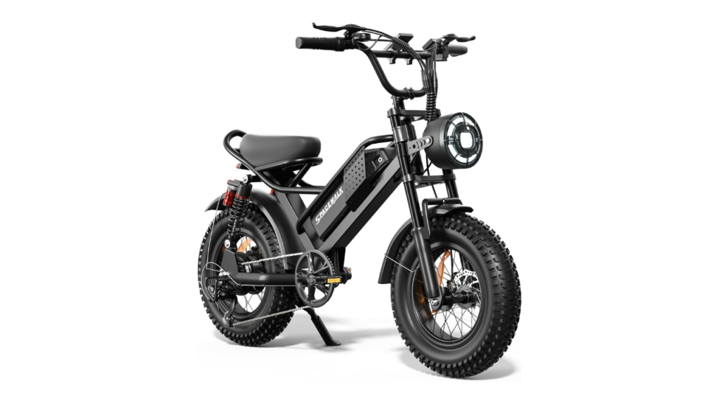 eilleo spacewalk m6 electric bike for teens 16'' fat tires all-terrain