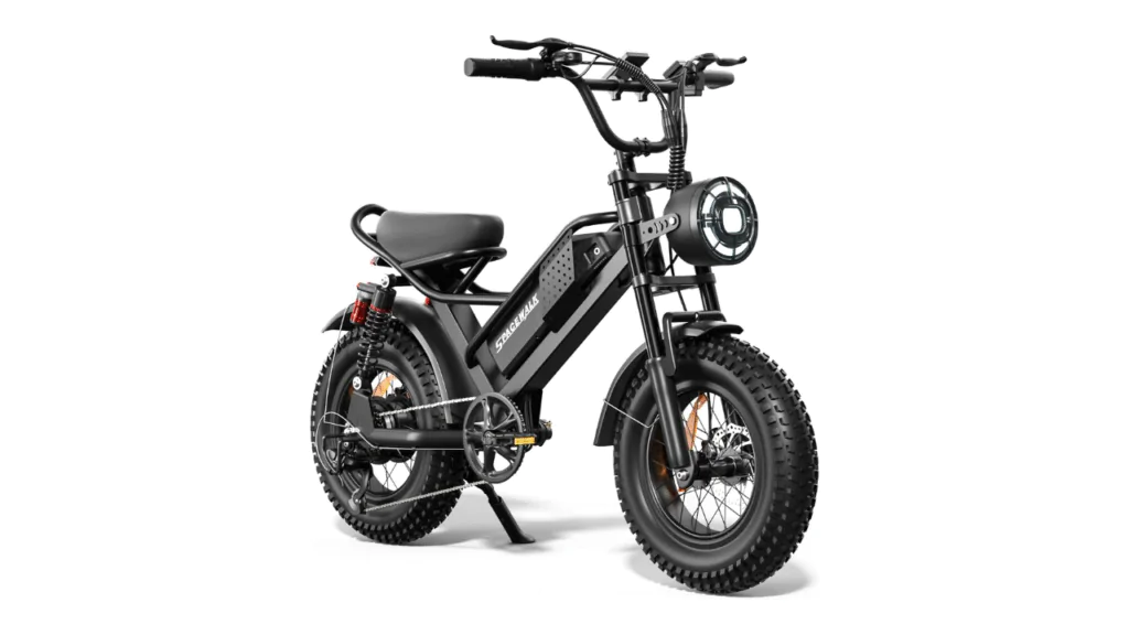 eilleo spacewalk m6 electric bike for teens 16'' fat tires all-terrain