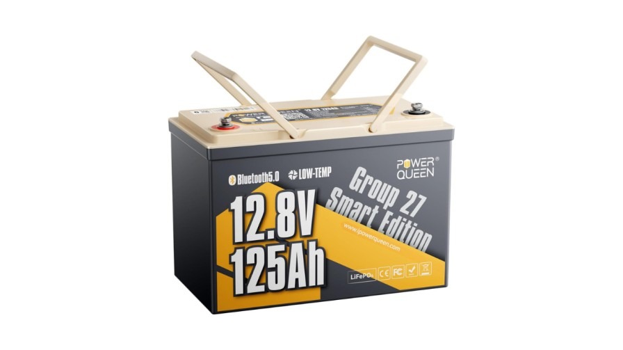 power queen 12v 125ah battery weight 