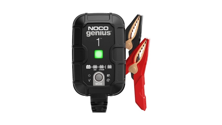 noco genius1 1a 6v/12v smart battery charger – automatic maintainer trickle charger