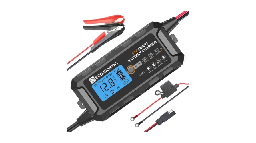 eco worthy 12v 5a automatic smart battery charger and maintainer