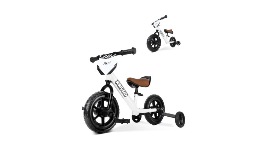 kriddo 2 in 1 kids tricycle and toddler balance bike