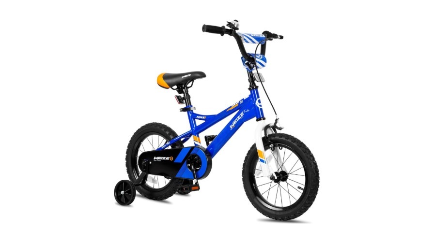 joystar unicorn girls bike for kids with training wheels basket and doll seat