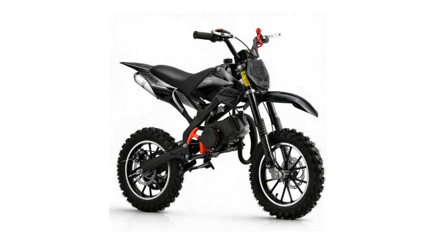 mototec thunder 50cc kids gas dirt bike 2 stroke blue