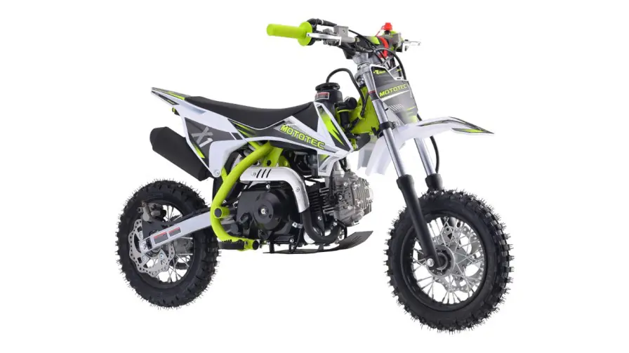 mototec x1 110cc 4-stroke gas dirt bike top speed