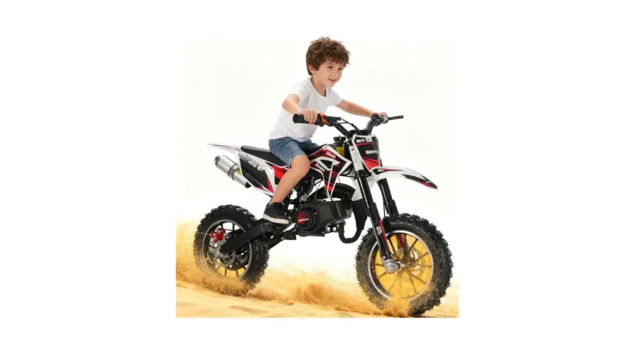 10.50CC Dirt Bike for Kids 8-14, 2-
