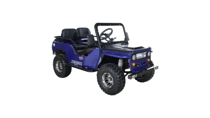x-pro 125cc go kart with 3-speed semi-automatic transmission w/reverse