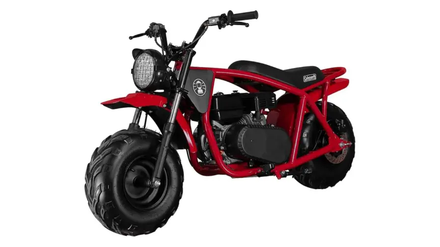 coleman powersports b200 196cc gas powered mini bike for kids and adults